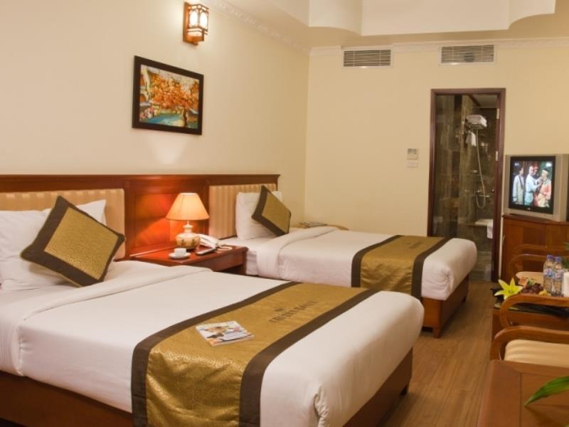 Satel Hotel Hanoi Exteriör bild